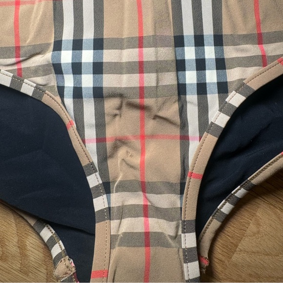 Burberry Check High Waisted Swim Bottoms - Picture 2 of 5